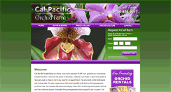 Desktop Screenshot of calpacificorchids.com